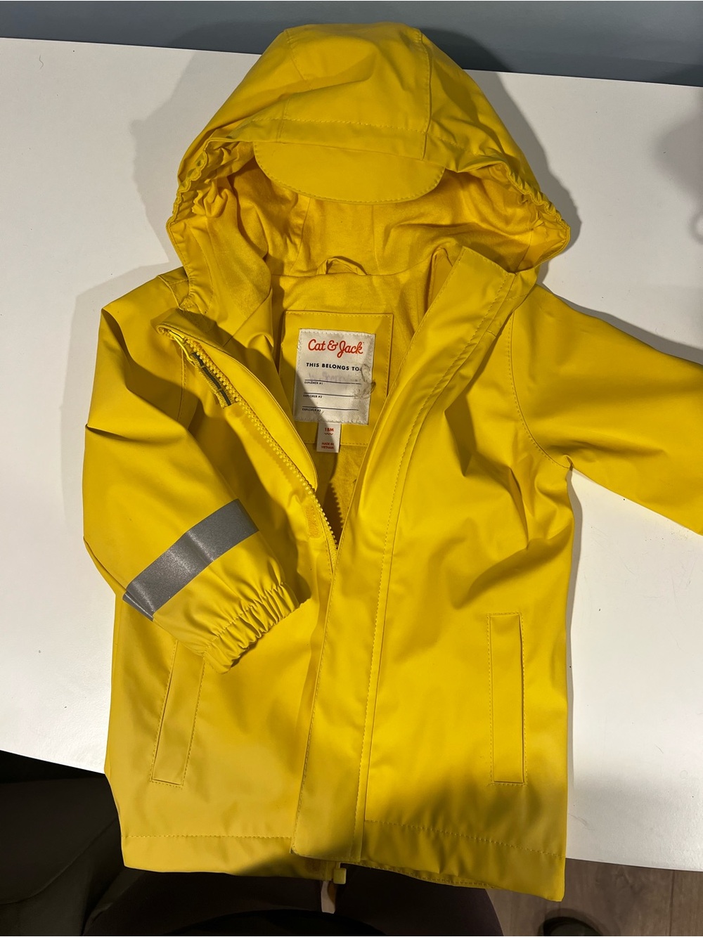 Toddler rain jacket